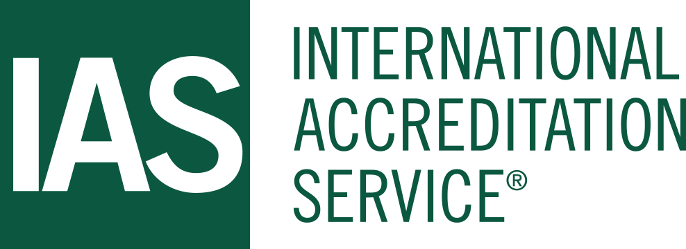 Logo de IAS · ISO/IEC 17025
